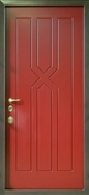 Стальная дверь с отделкой МДФ №10