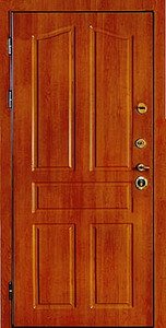 Стальная дверь с отделкой МДФ №25