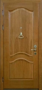 Дверь с отделкой массивом дуба №03